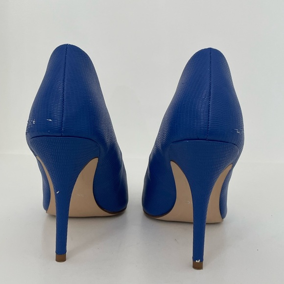 ALDO Nydaudia Royal Blue Snakeskin Heels, Size 7 - Picture 4 of 6